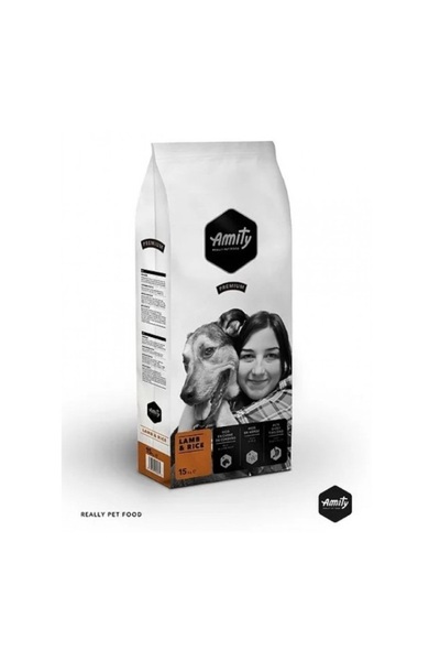 Amity Premium Lamb & Rice Kuzu Etli ve Pirinçli Yetişkin Köpek Maması 15 Kg