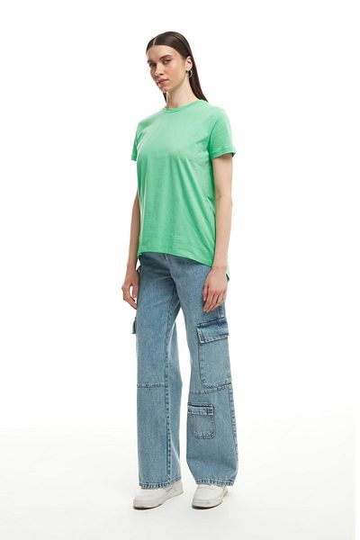Quzu Tricou de bază cu mânecă scurtă Apple Mint