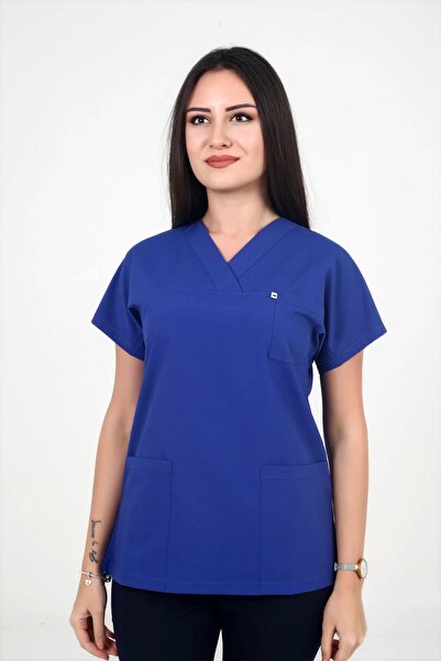 DENİZ İŞ سترة نسائية من Sea Business مصنوعة من الليكرا بتصميم ساكس باللون الأزرق