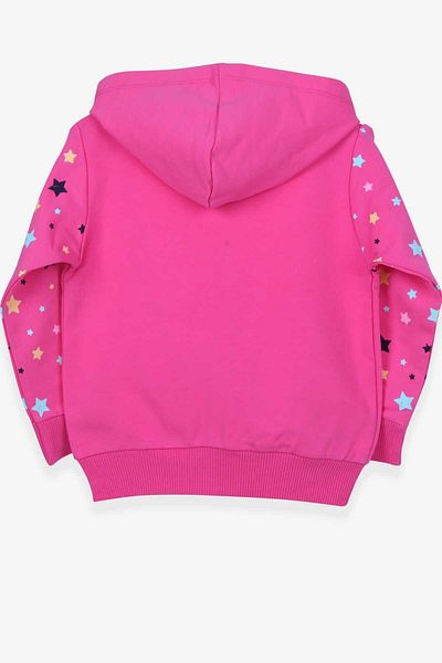 Breeze Girl's Cardigan Sleeves Patterned Printed 1-4 Years, Pink