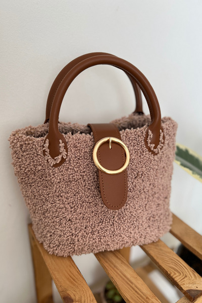 Loren Πλεκτό χέρι με λάμπα κανέλας - R035