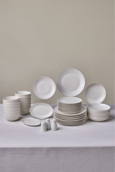 Karaca Forever Bone Artiste 53 Parça 12 Kişilik Yemek Takımı