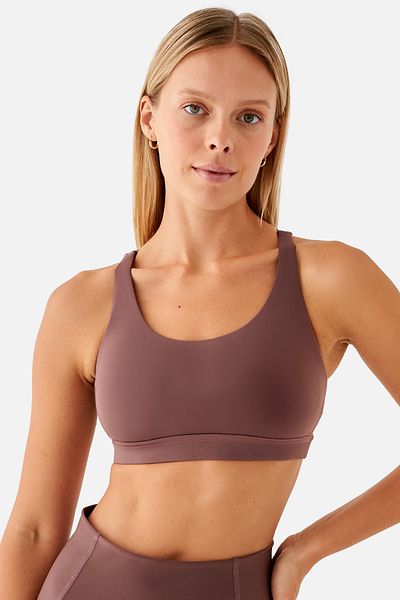 Superstacy Stella Medium Support Dark Rose Sports Bra