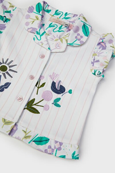 GB Baby Bg Store Baby Girl Print Pajamas Set