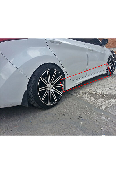 Genel Markalar Hyundai Elantra 2011-2015 Uyumlu Marşpiyel Boyasız Plastik Mat...