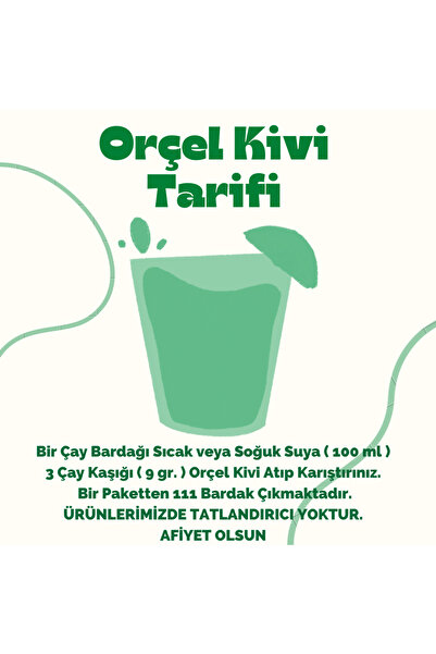 ORÇEL Portakal +Limon +Kuşburnu +Kivi +Elma +Karadut Aromalı içecek Tozu Oralet 6x1 kg