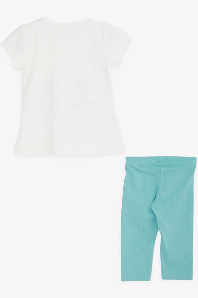 Breeze Girl's Capri Tights Set Dream Themed 1-4 Years, Ecru