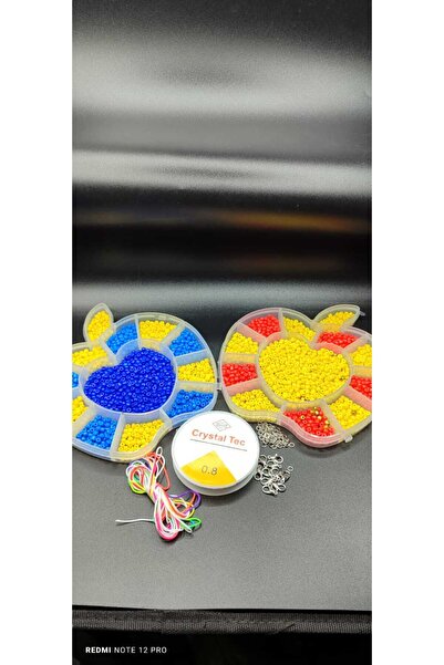 Egem aksesuar Комплект от 2 кутии с перли с ябълков мотив