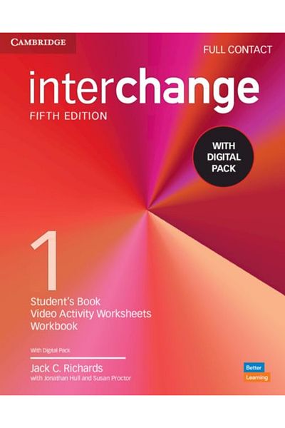 Cambridge University Press Interchange Level 1 Full Contact With Digital Pack