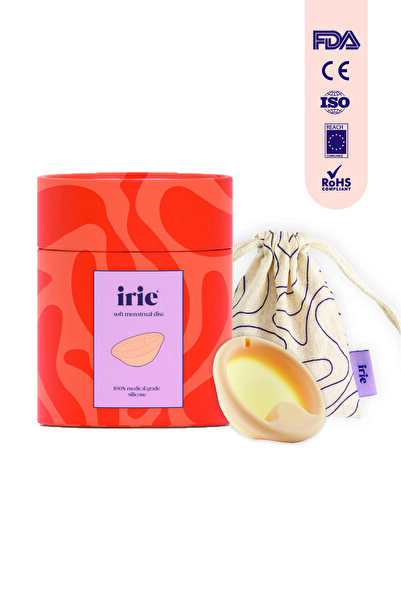 irie Adet Diski - Menstrual Disc -  Kullanımı Kolay - Sızdırmaz - Konforlu - Can Yakmaz Acıtmaz
