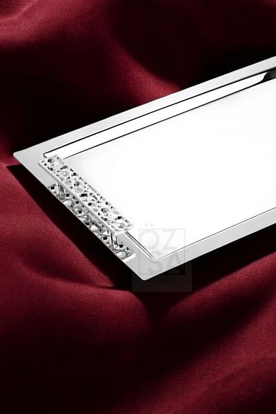 ÖzSa Home Tiamo Seljuk Premium 18/10 Stainless Steel - Promise Engagement and Tea Tray with Handles