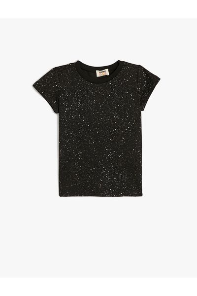 Koton Shimmering T-Shirt κοντομάνικο βαμβακερό