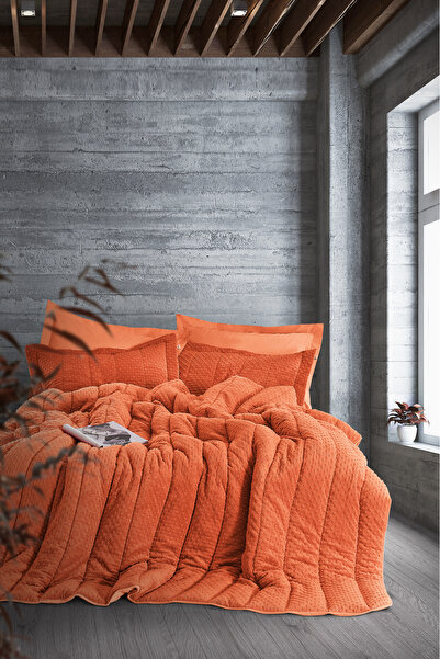 PASIONI Comfortter Welsoft Yeni Nesil Çift Kişilik Uyku Seti Kiremit