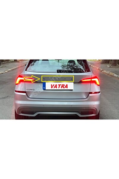 EDEXPORT Kamiq 1.5 TSI Premium 2020-2023 Model Uyumlu Skoda  Krom Bagaj Yazıs...