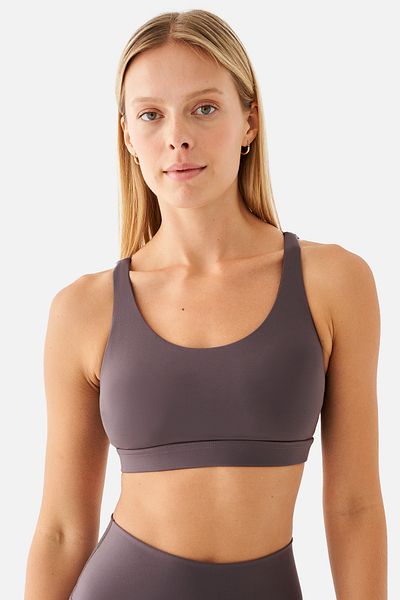 Superstacy Stella Medium Support Light Purple Sports Bra