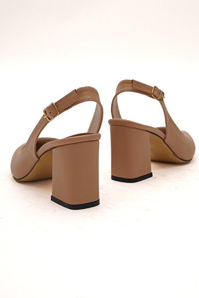 DİVOLYA Sahra Nude Heeled Daily Use Shoes