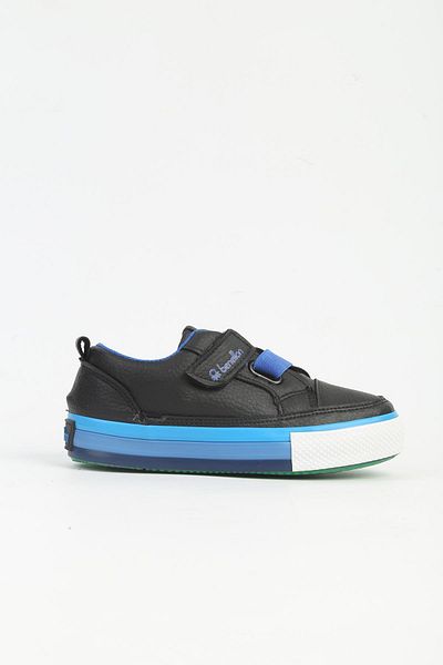 Benetton ®   Children's Sneakers - Bn-30441 3394 Black Sax Blue