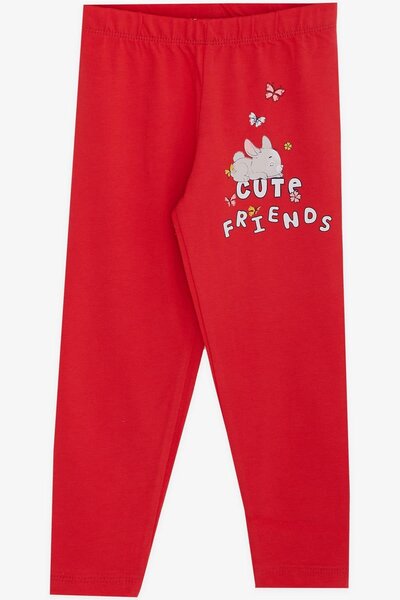 Breeze Baby Girl Tights Set Rabbit Printed 9 Months-3 Years, Beige Melange