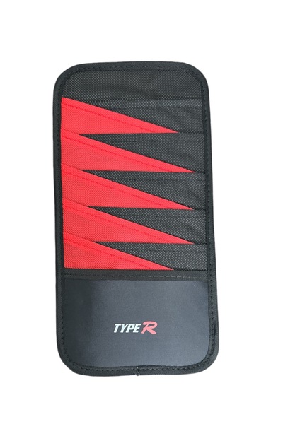 gcstore Cd Organizeri Black/Red 1St Quality Product Compatible with Car Sunshade