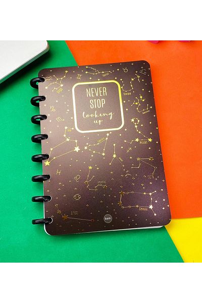 Gift Moda Star Map New Generation Heart Spiral Notebook