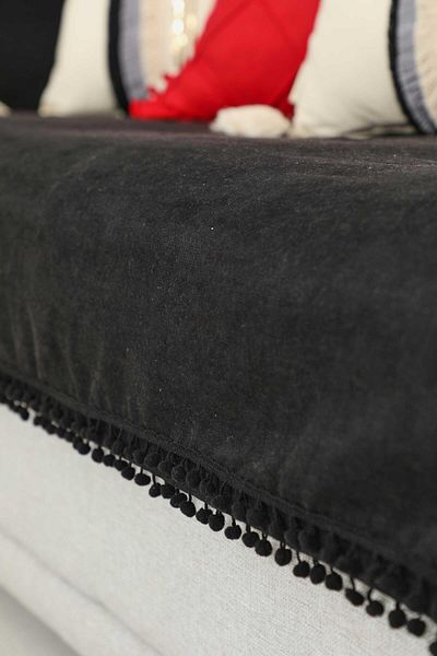 Aisha's Design 90X210 cm Pompom Seat Cover - Ko-33