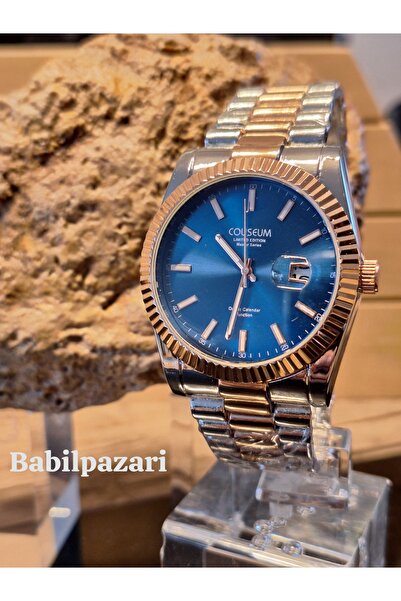 Coliseum Colesium Şık  Metal Kasa  Saat