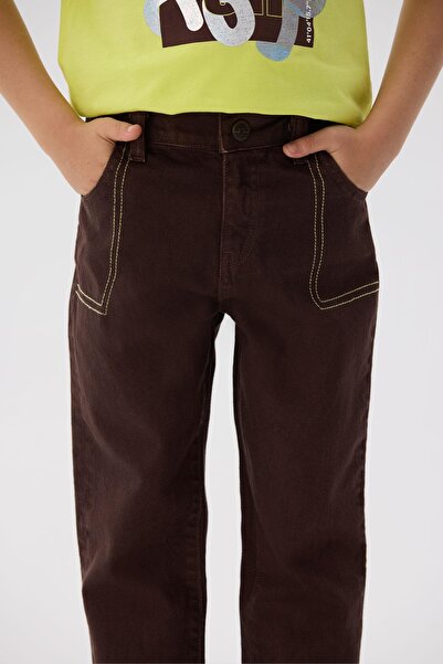 Nebbati Καφέ παντελόνι για αγόρι BG Store