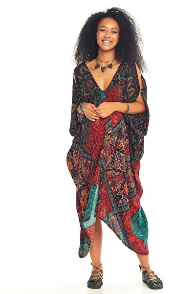 Los banditos Casual Maternity Dress with Boat Neck Shoulder Detail