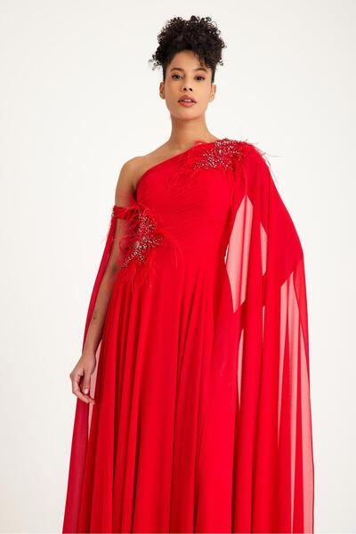 MAXXE 5721ŞİF ŞİFON ABİYE ELBİSE