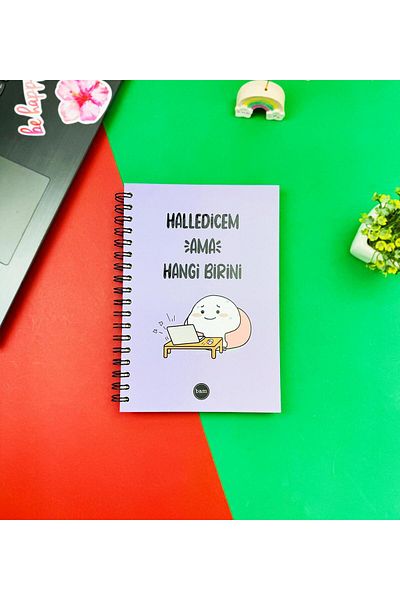 Gift Moda Dar care dintre ele - Haledicem Spiral Notebook Design