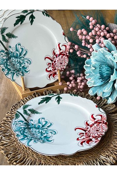 Mikasa Moor Fleur 6-Piece Porcelain Serving Plate
