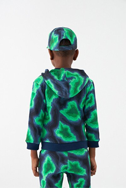 Nebbati Bg Store Boys' Patterned Tracksuit Top 22Fw1Nb3425