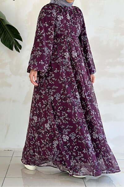 ANDE Mahidevran Elbise- Mürdüm