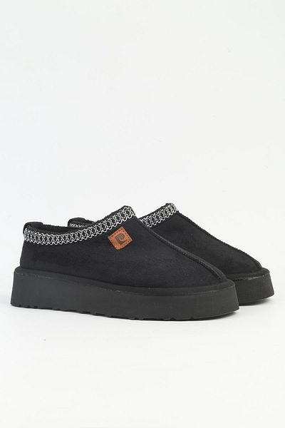 Pierre Cardin Μαύρες γυναικείες παντόφλες - PC-54395
