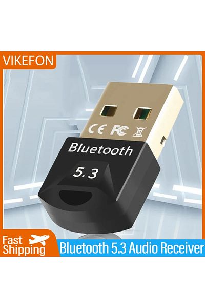 Choice VIKEFON 2024 New Bluetooth Adapter for Pc Usb Bluetooth 5.3 Dongle Receiver for Speaker Mouse Key...