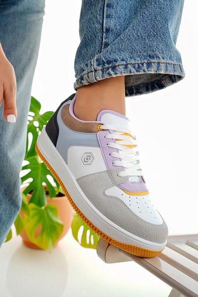 McDark White Lilac Lorrie - Women's Casual Sneakers