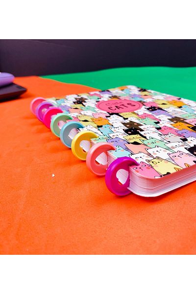 Gift Moda Caiet cu spirală inimă de nouă generație cu design drăguț de pisică