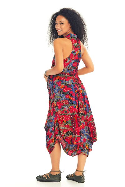 Los banditos Shirt Collar Viscose Maternity Dress