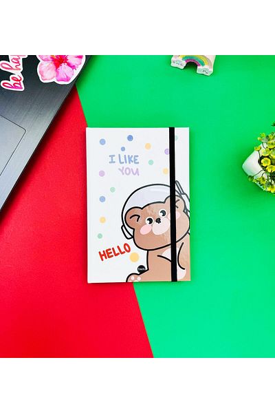 Gift Moda Hello Bear Design - Caiet elastic