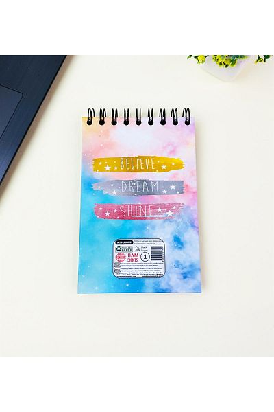 Gift Moda Βιβλίο σκίτσων 17x12cm - Sketchbook - Μαύρη σελίδα - 120 gr - 64 φύλλα