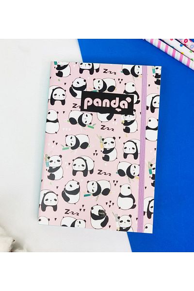 Gift Moda Caiet elastic cu design Panda