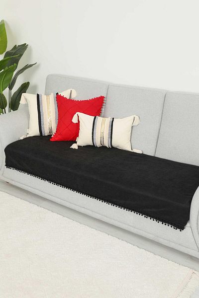 Aisha's Design 90X210 cm Pompom Seat Cover - Ko-33