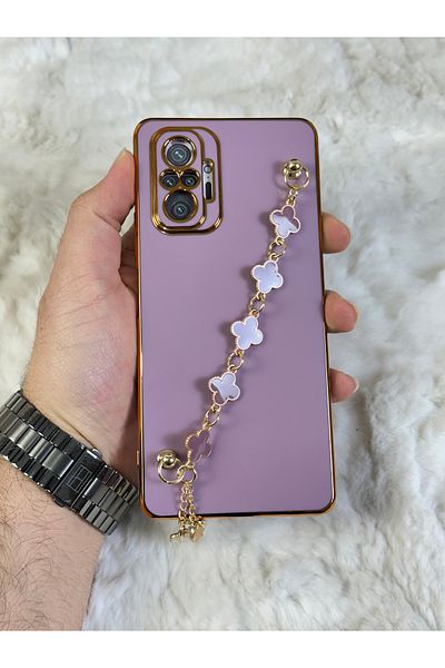 Vip Case XIAOMI REDMI NOTE 10 PRO - حامل يد من السيليكون المقاوم للأوساخ وقابل للمسح وحماية الكاميرا اللامعة
