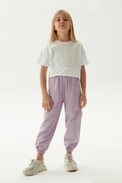 Tyess BG Store Girl's Lilac Pants