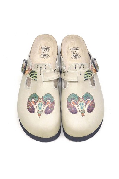 Shoerokee 669 Model Aries Patterned Cute Slippers from the 600 Series