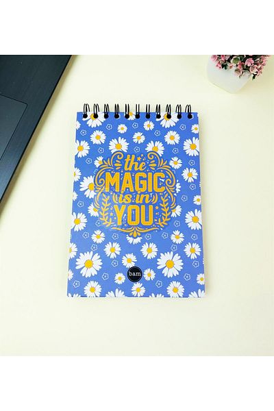 Gift Moda 21x14cm Top Spiral Sketch Book - Sketchbook - Μαύρη σελίδα - 260 gr - 56 φύλλα