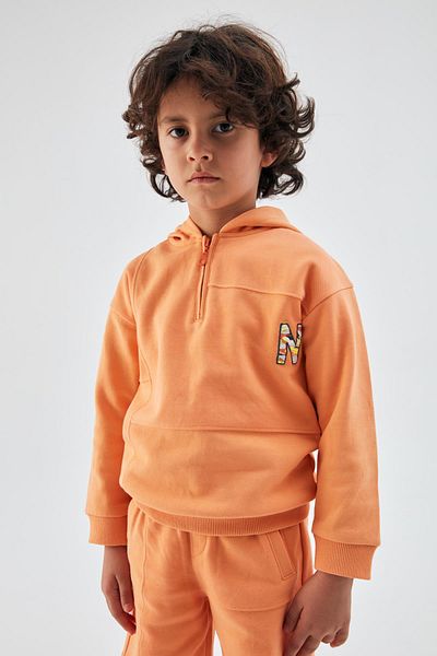 Nebbati Bg Store Boy's Orange Tracksuit Top 23Pssnb3407