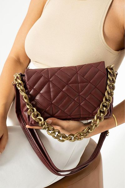 mıchael polo Chain Handle Handbag and Shoulder Bag