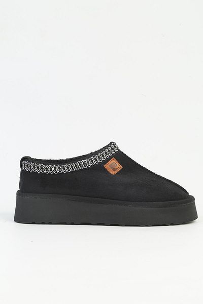 Pierre Cardin Μαύρες γυναικείες παντόφλες - PC-54395