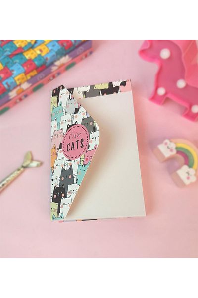 Gift Moda دفتر ملاحظات على شكل قطة لطيفة على شكل ظرف
